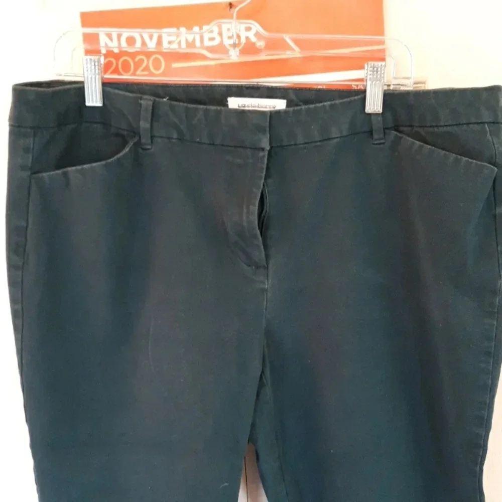 Liz Claiborne Emma Pretty Teal Pants In Size 18